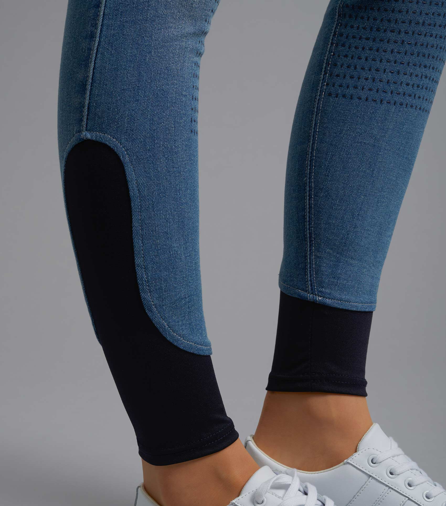 Premier Equine Gina Ladies Full Seat Denim Breeches by Premier Equine at  Try a Bit