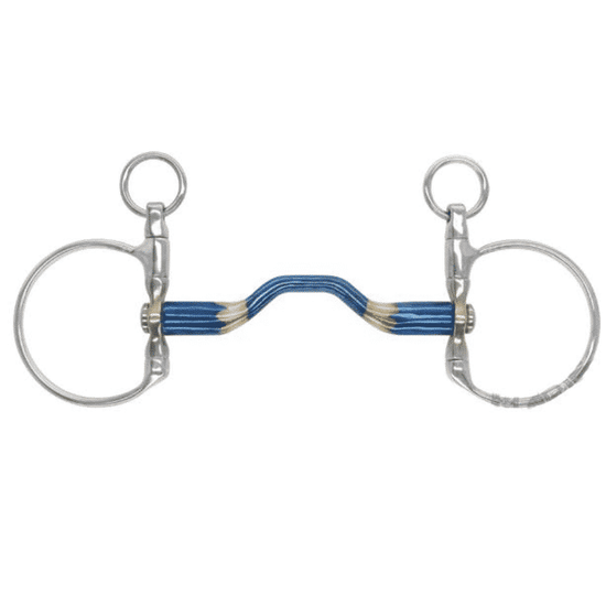 Bomber DC Dressage Happy Tongue Swivel (Titanium) by Bombers Bits at  Try a Bit