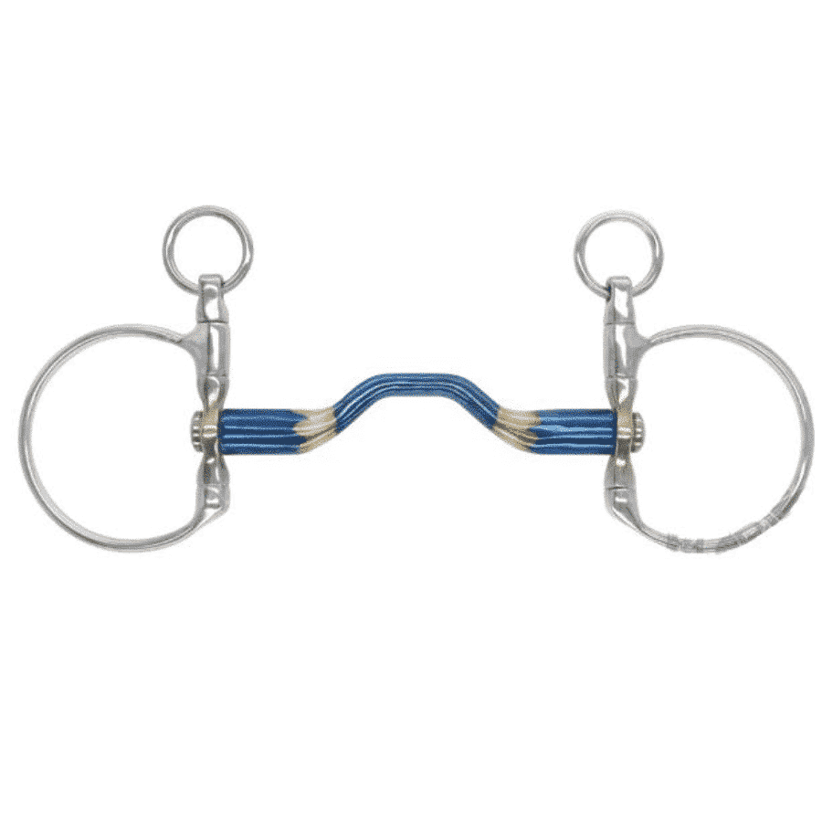 Bomber DC Dressage Happy Tongue Swivel (Titanium) by Bombers Bits at  Try a Bit