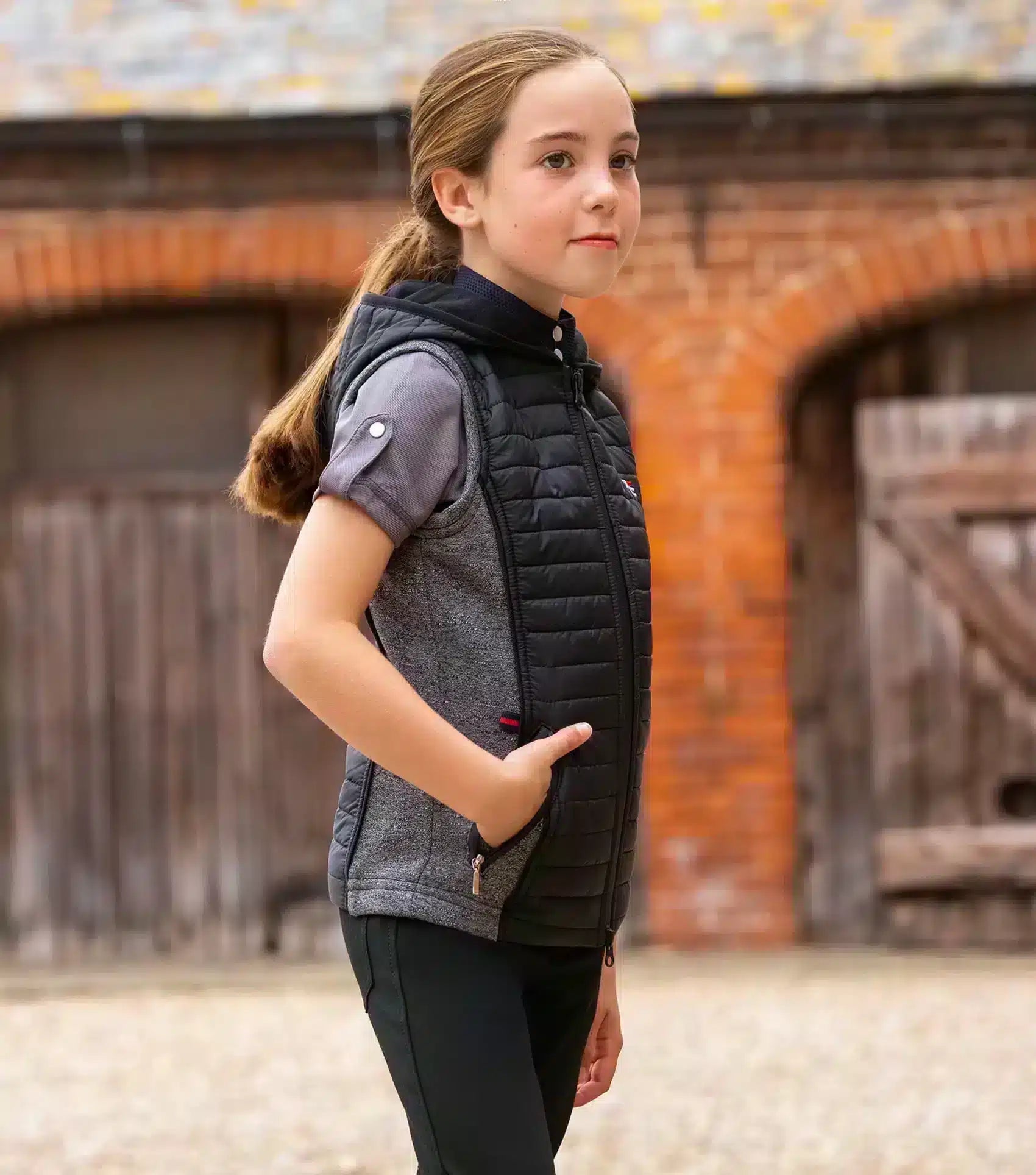 Premier Equine Mini Lamera Girl's Hybrid Riding Gilet by Premier Equine at  Try a Bit