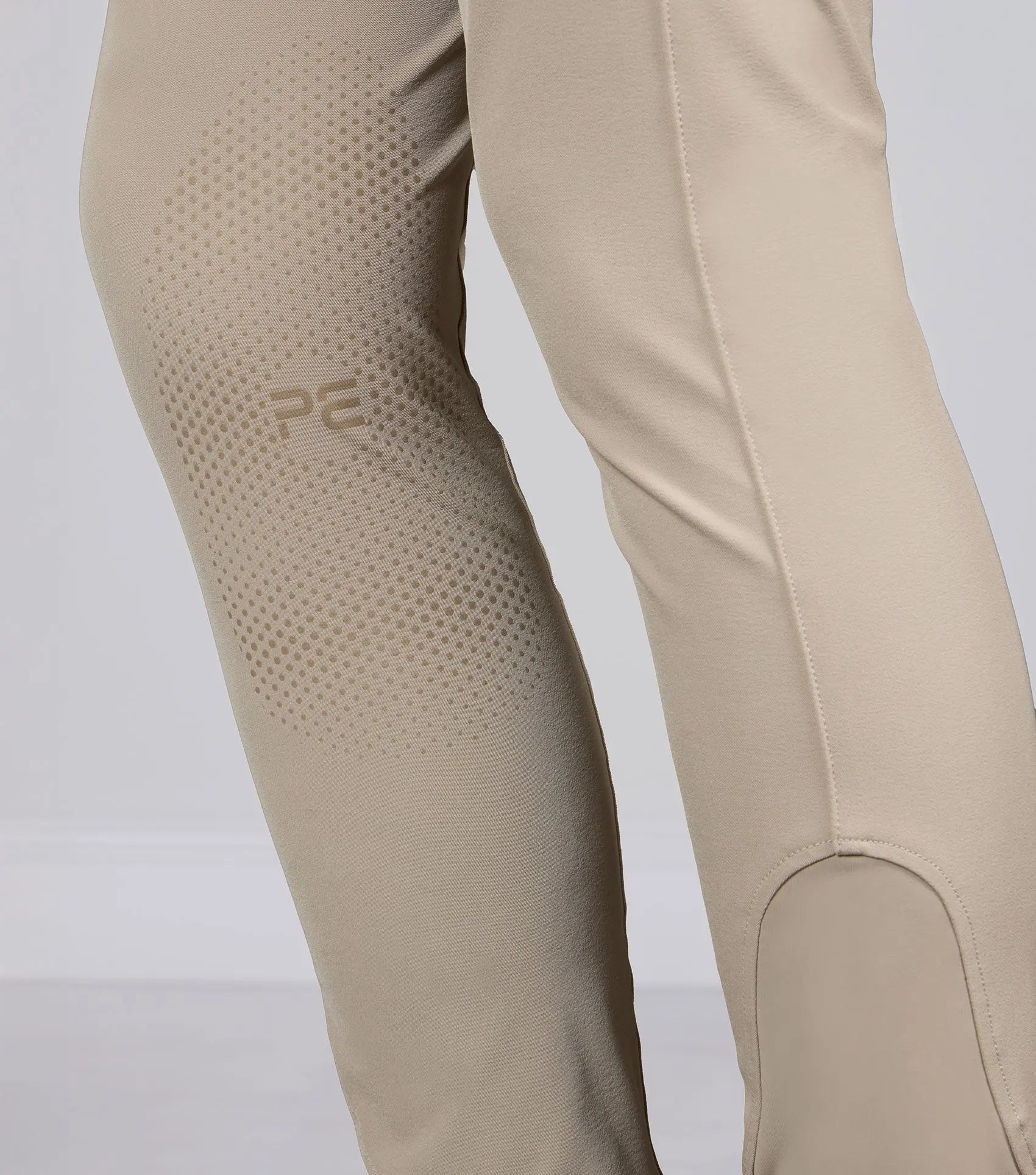 Ludis Men's Gel Knee Riding Breeches Beige by Premier Equine Int. Ltd. at  Try A Bit