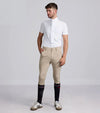 Ludis Men's Gel Knee Riding Breeches Beige by Premier Equine Int. Ltd. at  Try A Bit