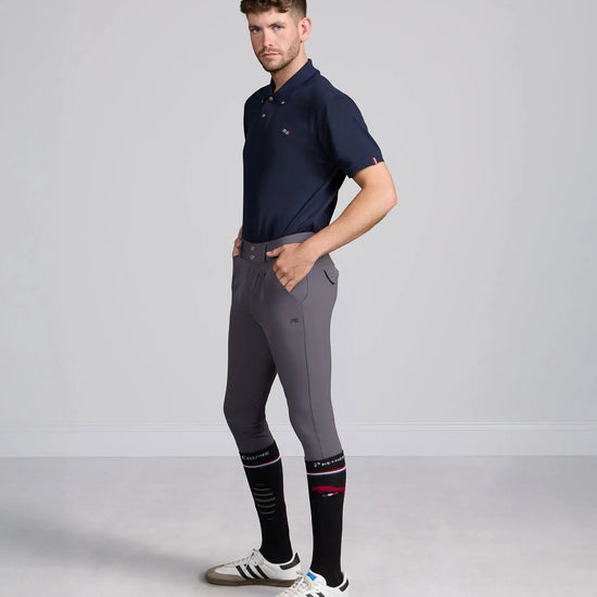 Ludis Men's Gel Knee Riding Breeches Anthracite