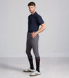 Ludis Men's Gel Knee Riding Breeches Anthracite