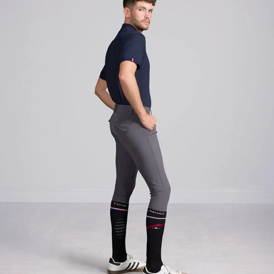 Ludis Men's Gel Knee Riding Breeches Anthracite