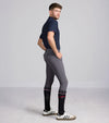 Ludis Men's Gel Knee Riding Breeches Anthracite