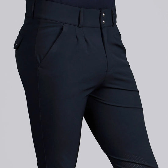 Ludis Men's Gel Knee Riding Breeches Navy by Premier Equine Int. Ltd. at  Try A Bit