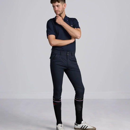 Ludis Men's Gel Knee Riding Breeches Navy
