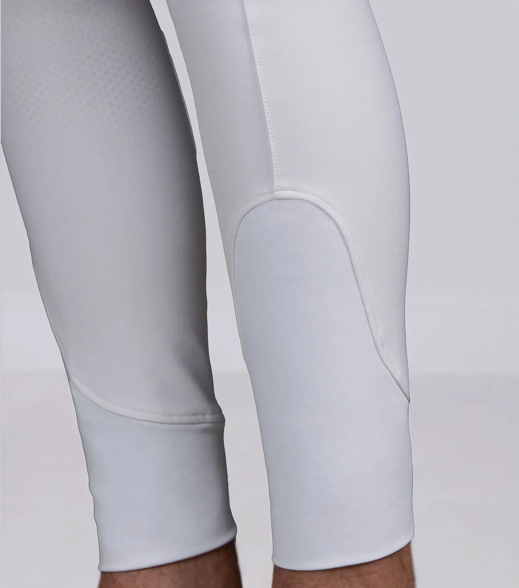 Ludis Men's Gel Knee Riding Breeches White by Premier Equine Int. Ltd. at  Try A Bit