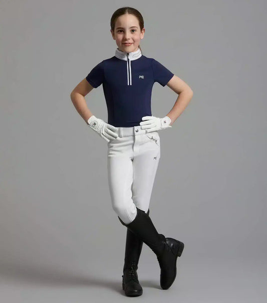 Premier Equine Maria Girls Diamanté Show Shirt by Premier Equine at  Try a Bit