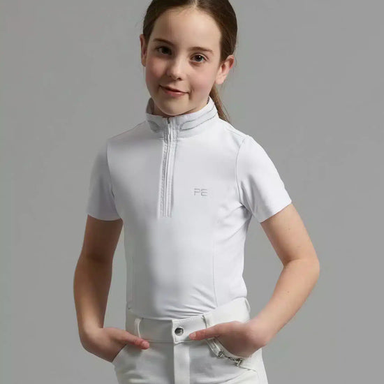 Premier Equine Maria Girls Diamanté Show Shirt by Premier Equine at  Try a Bit