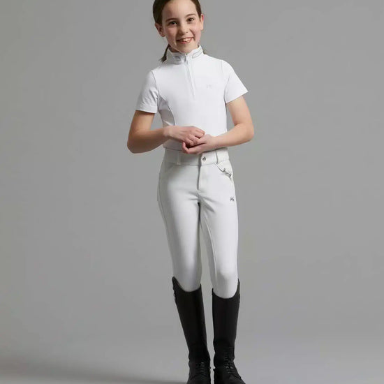 Premier Equine Maria Girls Diamanté Show Shirt by Premier Equine at  Try a Bit