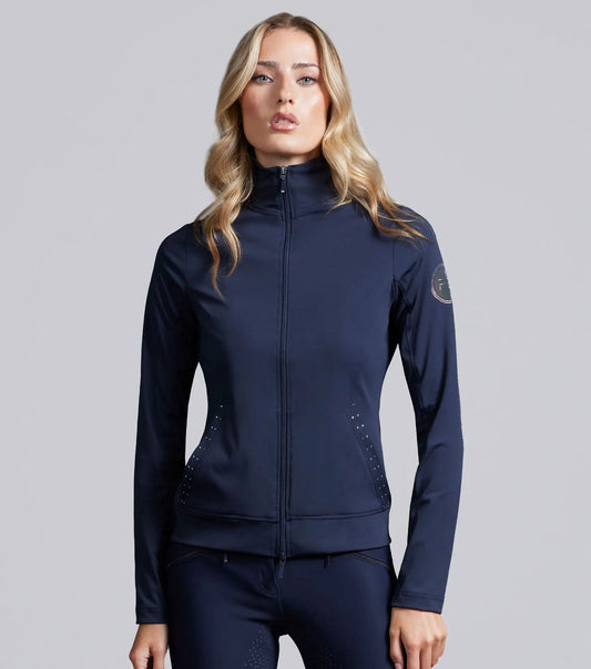Meraki Womens Jacket Navy by Premier Equine Int. Ltd. at  Try A Bit