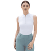 Maximilian Equestrian Miral Sleeveless Base Layer (White) by Maximilian Equestrian at  Try a Bit