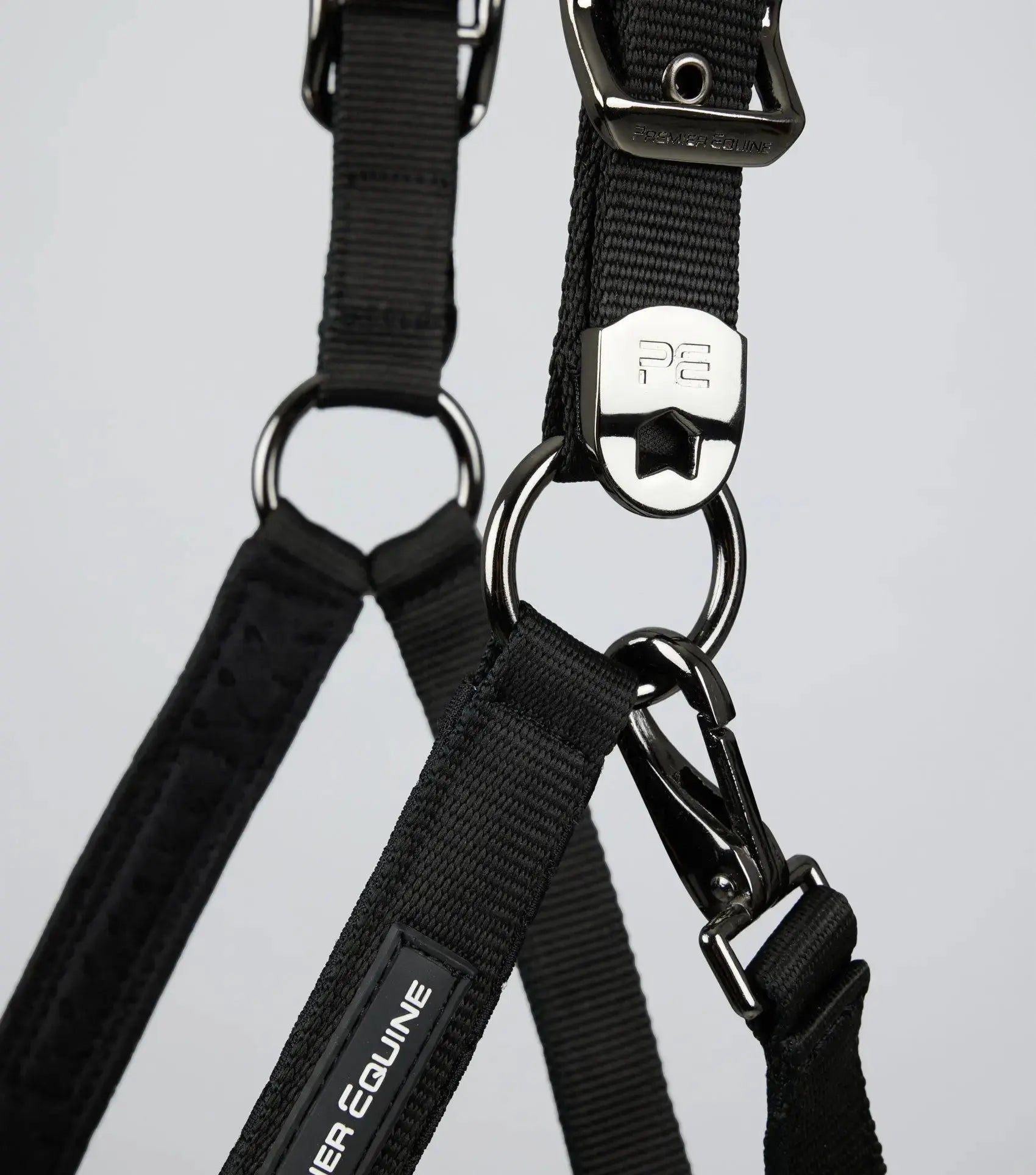 Necto 3D Mesh Head Collar with Lead Rope Grey by Premier Equine Int. at  Try A Bit