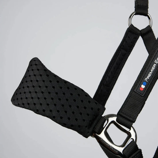 Necto 3D Mesh Head Collar with Lead Rope Grey by Premier Equine Int. at  Try A Bit