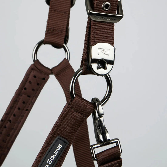 Necto 3D Mesh Head Collar with Lead Rope Grey by Premier Equine Int. at  Try A Bit