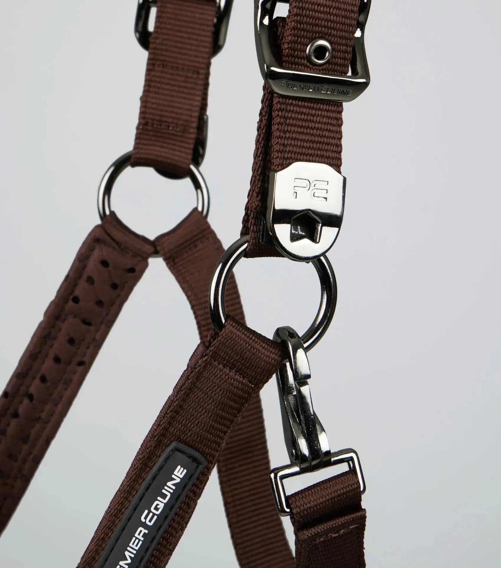 Necto 3D Mesh Head Collar with Lead Rope Grey by Premier Equine Int. at  Try A Bit