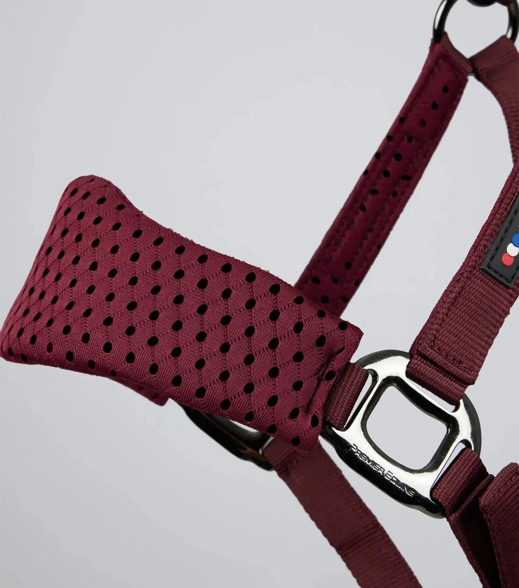 Necto 3D Mesh Head Collar with Lead Rope Grey by Premier Equine Int. at  Try A Bit