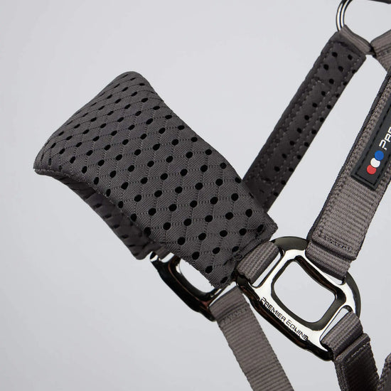 Necto 3D Mesh Head Collar with Lead Rope Grey by Premier Equine Int. at  Try A Bit