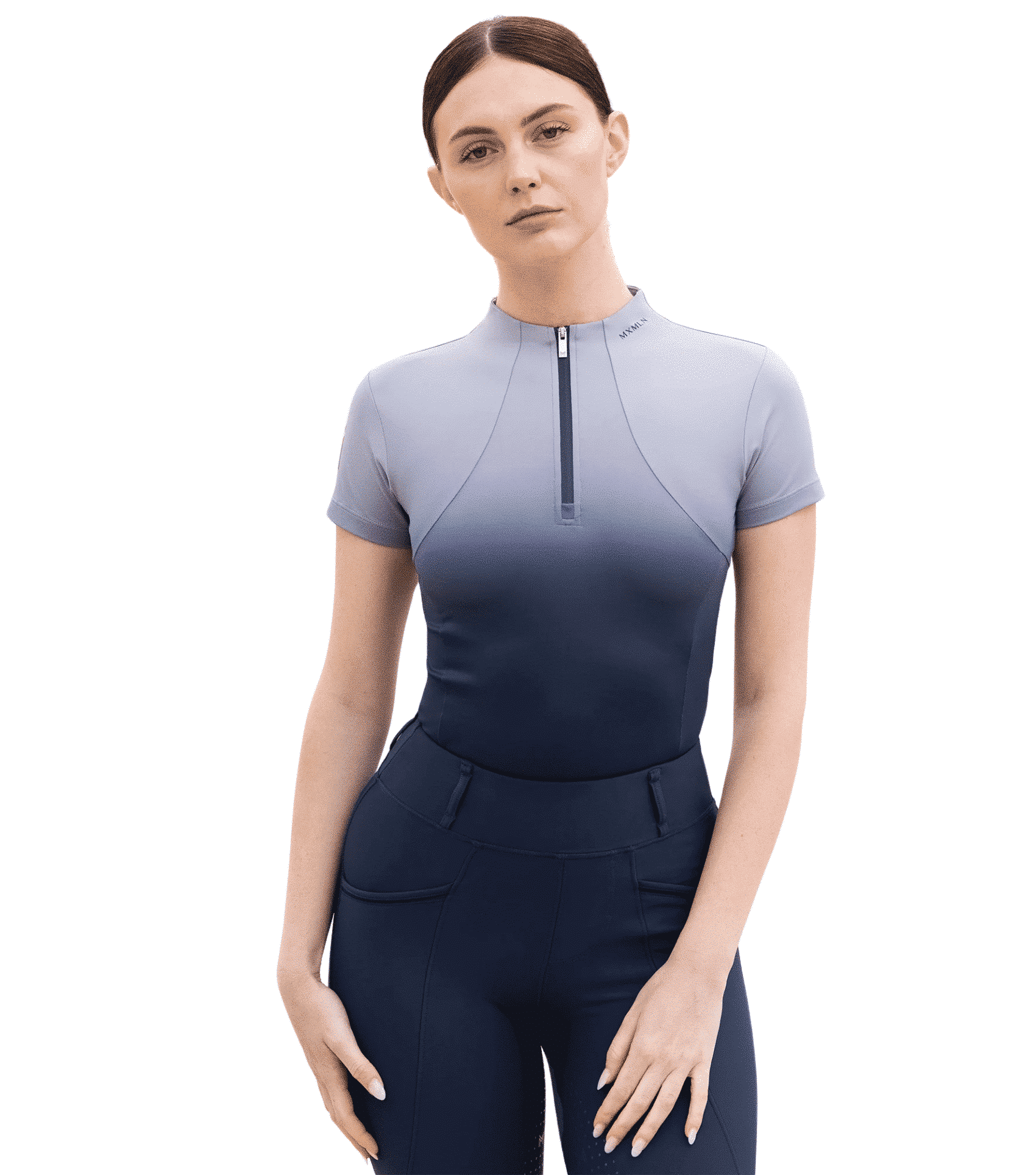 Maximilian Equestrian Ombré Short Sleeve Base Layer by Maximilian Equestrian at  Try a Bit