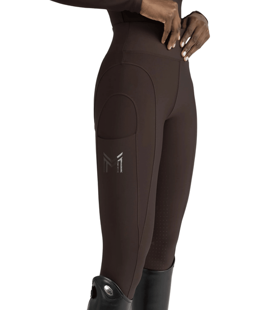 Maximilian Equestrian Outline Riding Leggings Chocolate by Maximilian Equestrian at  Try a Bit