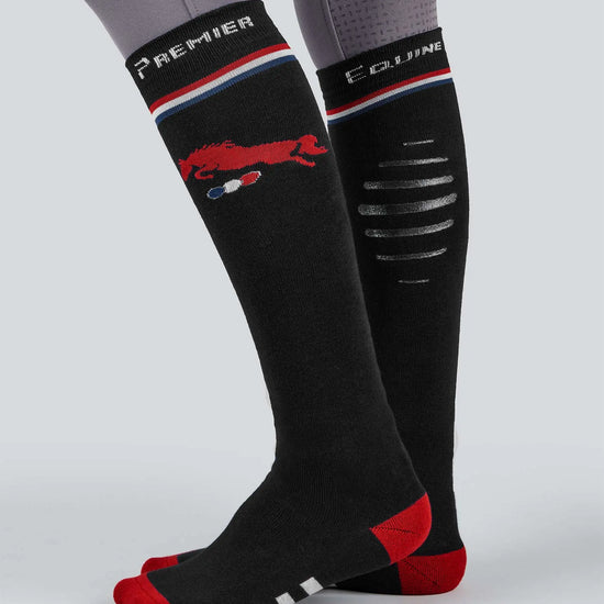 PE Replay Riding Socks (1 Pair) Black by Premier Equine Int. Ltd. at  Try A Bit
