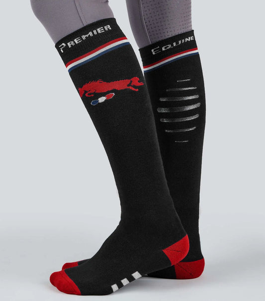 PE Replay Riding Socks (1 Pair) Black by Premier Equine Int. Ltd. at  Try A Bit