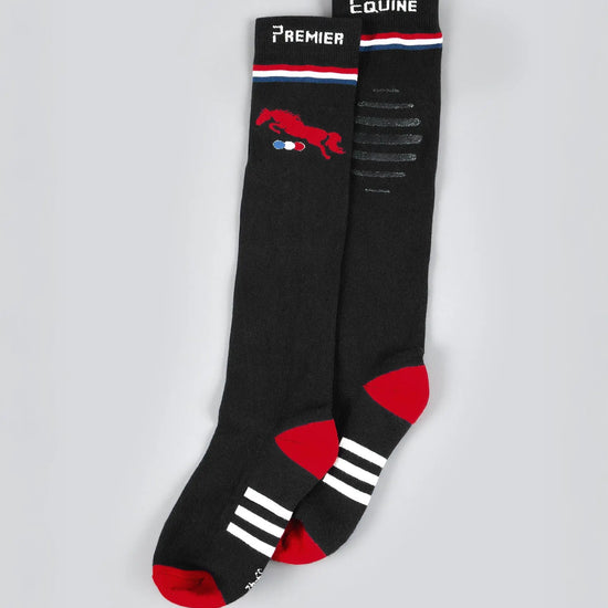 PE Replay Riding Socks (1 Pair) Black by Premier Equine Int. Ltd. at  Try A Bit