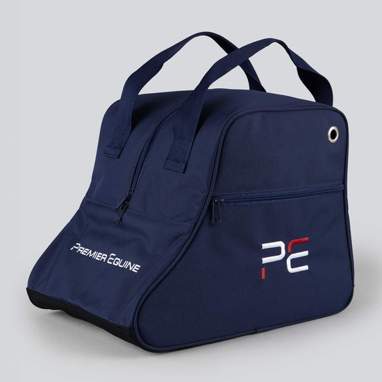 PE Team Short Boot Bag Navy by Premier Equine Int. at  Try A Bit