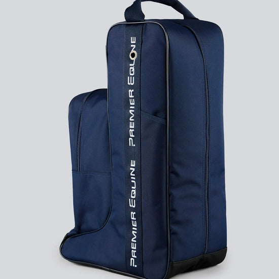 PE Team Tall Boot Bag with Storage Navy by Premier Equine Int. at  Try A Bit