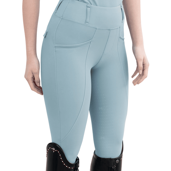 Maximilian Equestrian Pro Riding Leggings Aqua by Maximilian Equestrian at  Try a Bit