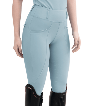 Maximilian Equestrian Pro Riding Leggings Aqua by Maximilian Equestrian at  Try a Bit