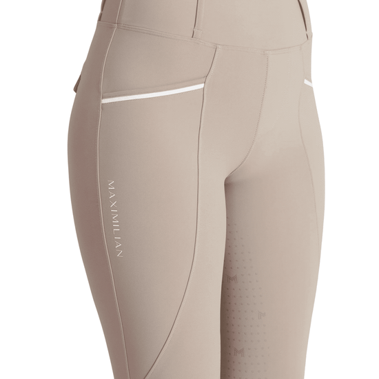 Maximilian Equestrian Pro Riding Leggings Beige by Maximilian Equestrian at  Try a Bit