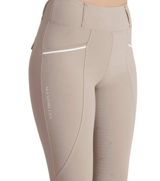 Maximilian Equestrian Pro Riding Leggings Beige by Maximilian Equestrian at  Try a Bit