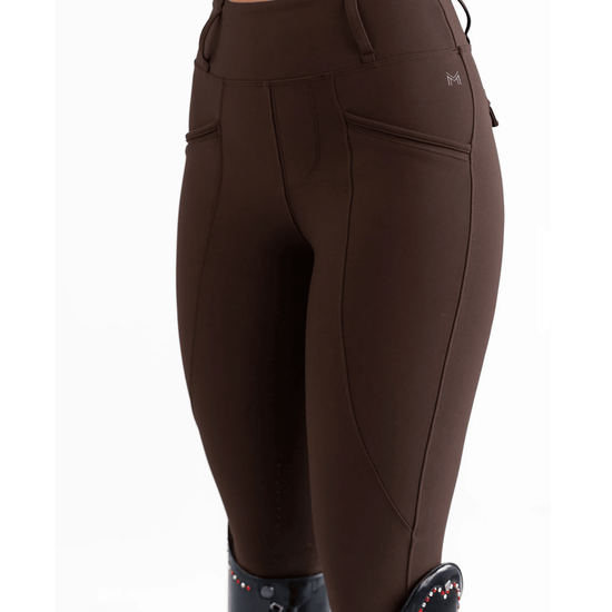 Maximilian Equestrian Pro Riding Leggings Chocolate by Maximilian Equestrian at  Try a Bit