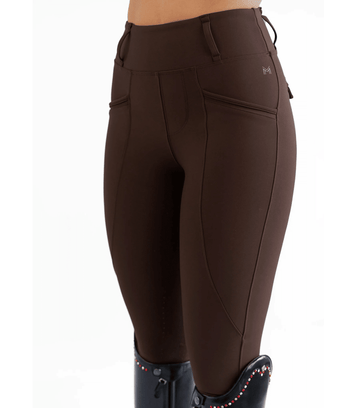 Maximilian Equestrian Pro Riding Leggings Chocolate by Maximilian Equestrian at  Try a Bit