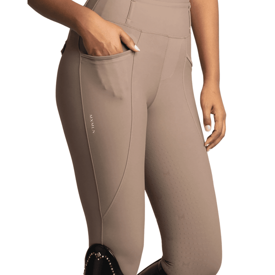 Maximilian Equestrian Pro Riding Leggings Nougat by Maximilian Equestrian at  Try a Bit