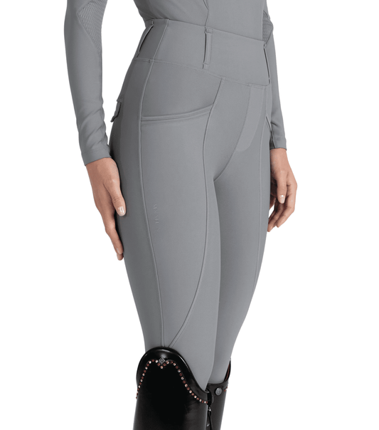 Maximilian Equestrian Pro Riding Leggings Titanium by Maximilian Equestrian at  Try a Bit