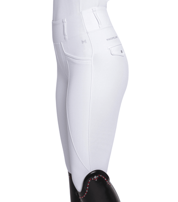 Maximilian Equestrian Pro Riding Leggings White by Maximilian Equestrian at  Try a Bit