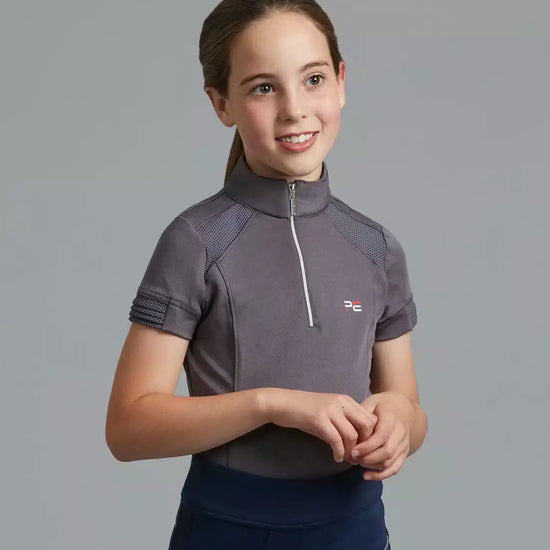 Premier Equine Mini Remisa Girl's Technical Short Sleeve Riding Top by Premier Equine at  Try a Bit