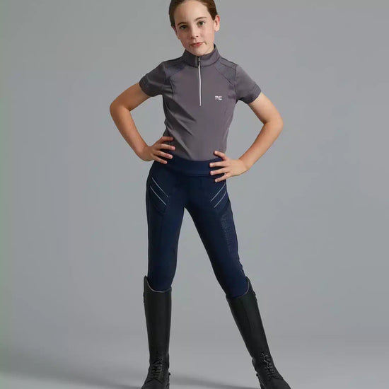Premier Equine Mini Remisa Girl's Technical Short Sleeve Riding Top by Premier Equine at  Try a Bit