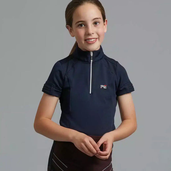 Premier Equine Mini Remisa Girl's Technical Short Sleeve Riding Top by Premier Equine at  Try a Bit