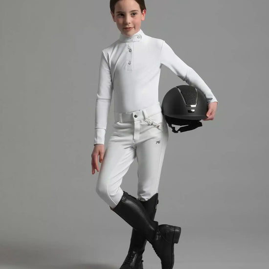 Premier Equine Rossini Girls Lycra Show Shirt by Premier Equine at  Try a Bit