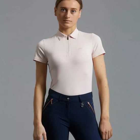 Premier Equine Scintillo Ladies Short Sleeve Riding Top by Premier Equine at  Try a Bit