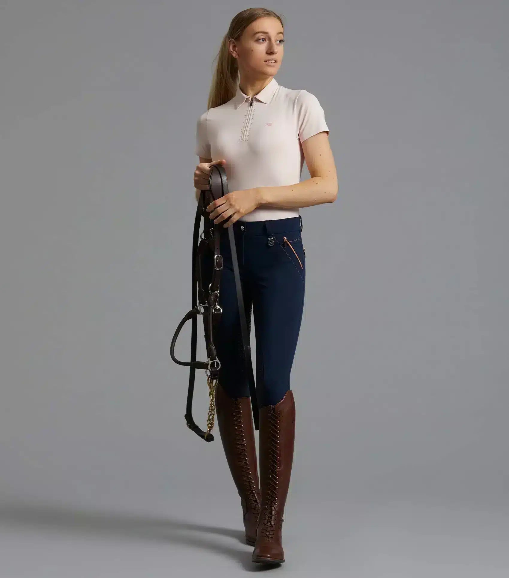 Premier Equine Scintillo Ladies Short Sleeve Riding Top by Premier Equine at  Try a Bit