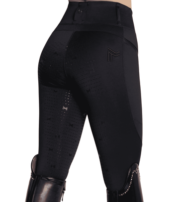Maximilian Equestrian Studio Riding Leggings Black by Maximilian Equestrian at  Try a Bit
