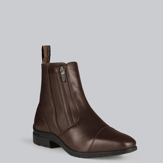 Taro Waterproof Leather Paddock Boot Brown