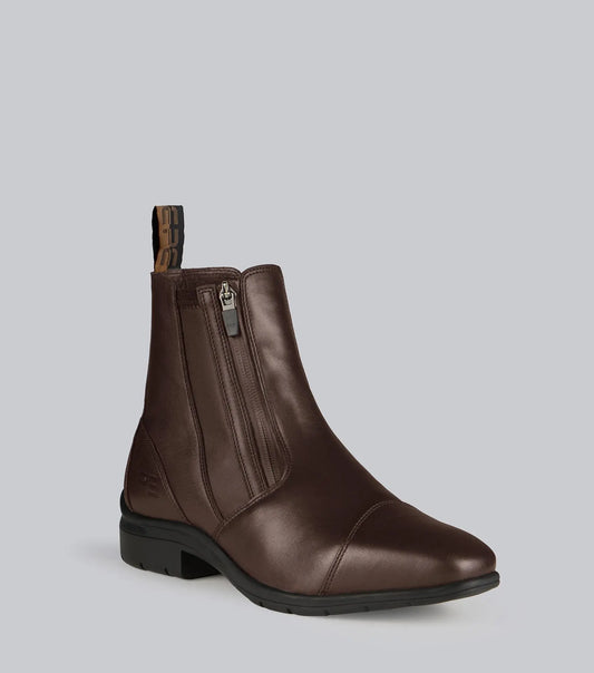 Taro Waterproof Leather Paddock Boot Brown