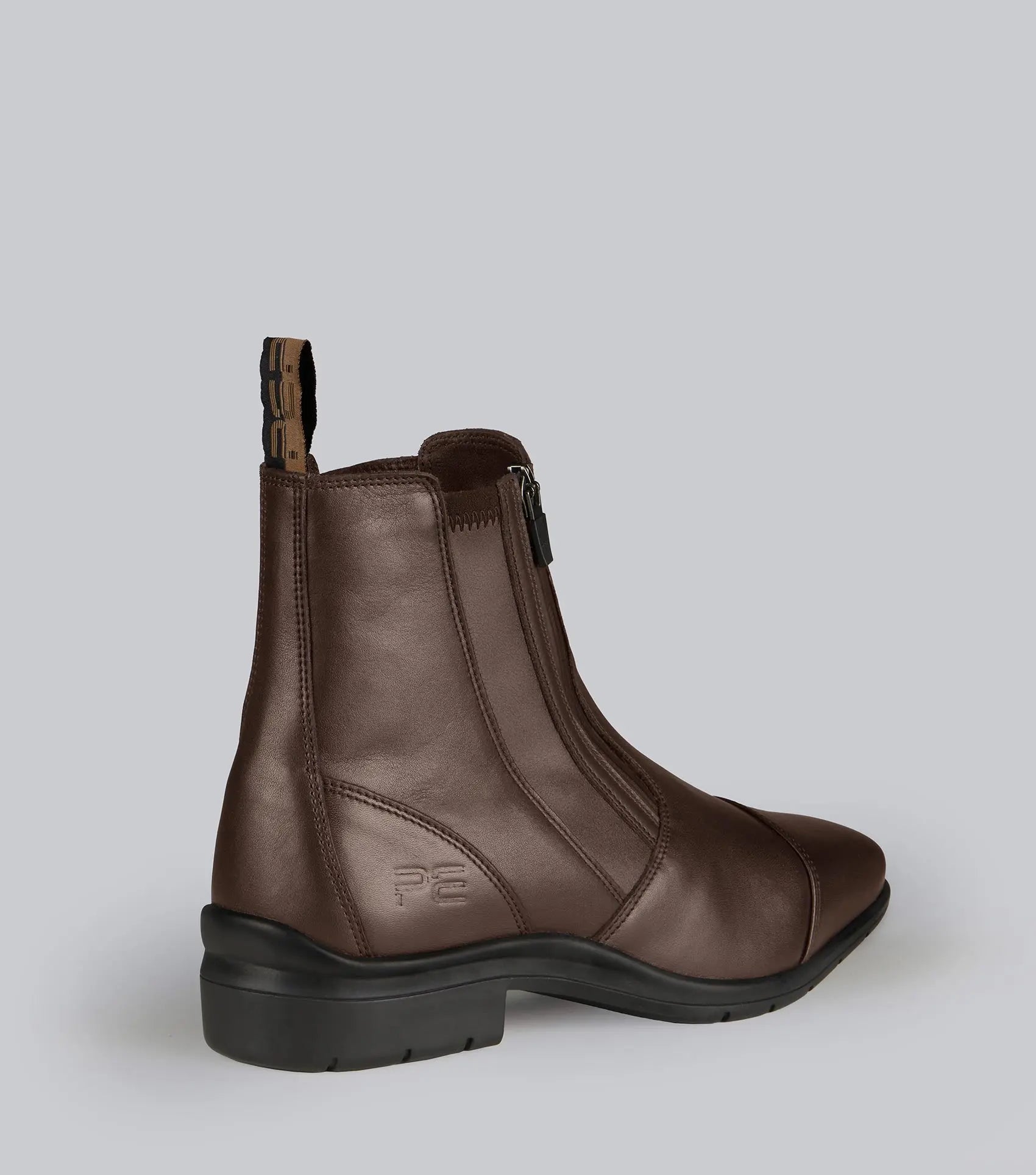 Taro Waterproof Leather Paddock Boot Brown